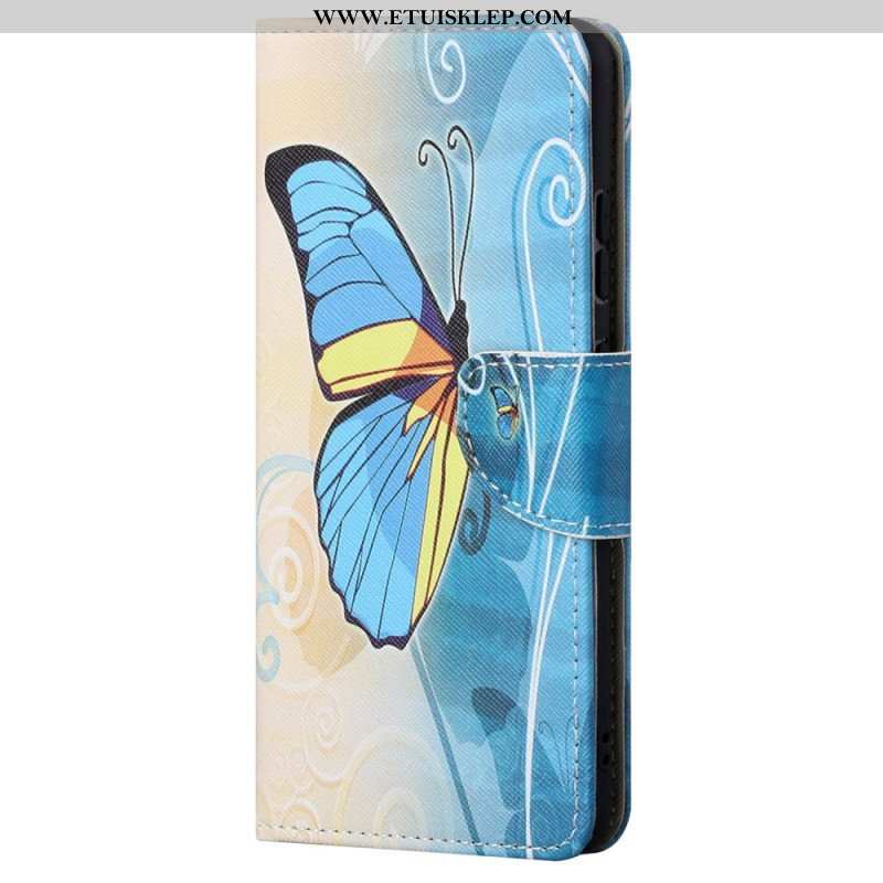 Etui Folio do Poco M4 Pro 5G Zaprojektuj Motyle